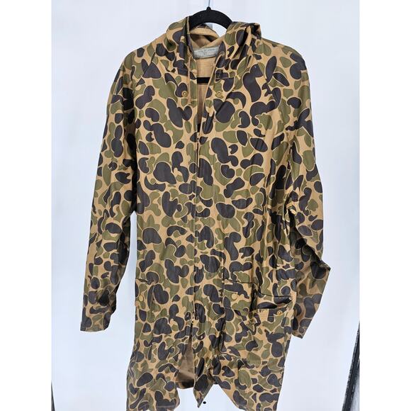 Duck Other - RainWear Jacket Mens Size XL Duck Camouflage Zip Up Hooded Waterproof